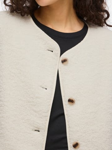 Vila Teddyfelljacke "Ada" in Creme