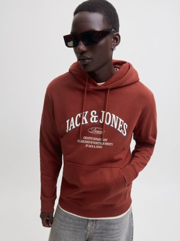 Jack & Jones Bluza w kolorze rdzawoczerwonym
