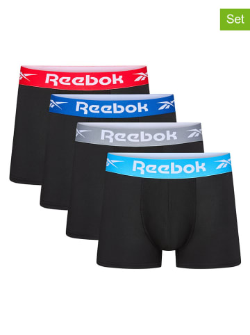 Reebok Bokserki (4 pary) "Javion" w kolorze czarnym