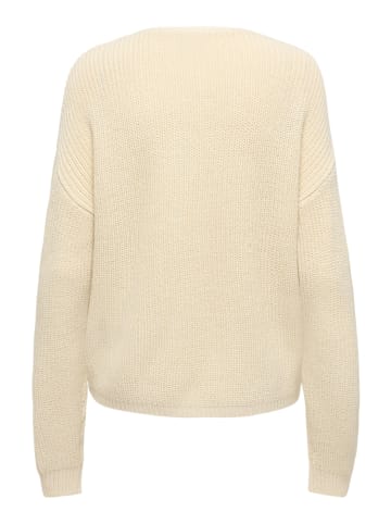 JDY Pullover "Evie" in Beige
