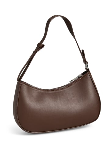 Pieces Schultertasche "Luana" in Braun - (B)25 x (H)13 x (T)6,5 cm