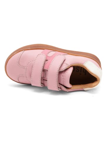 bisgaard Leren sneakers lichtroze