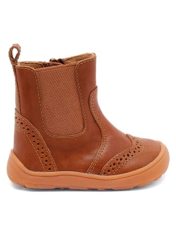 bisgaard Leder-Chelsea-Boots in Hellbraun