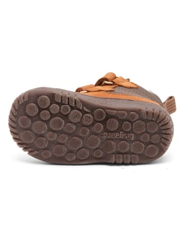 bisgaard Leder-Boots in Hellbraun