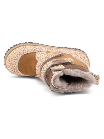 bisgaard Leren boots beige