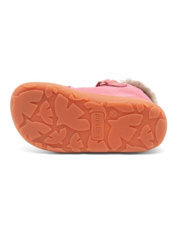 bisgaard Skórzane buty barefoot w kolorze różowym