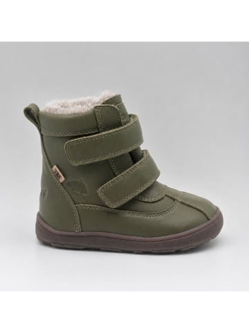 bisgaard Leder-Boots in Grün