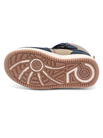 bisgaard Sneakers in Dunkelblau/ Beige