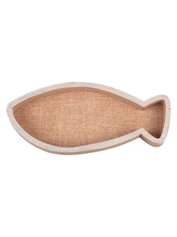 Villa d´Este Dekoschale ''Fish'' in Beige - (L)24 x (B)10 cm