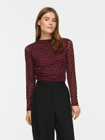 Vila Bluse "Rikke" in Bordeaux