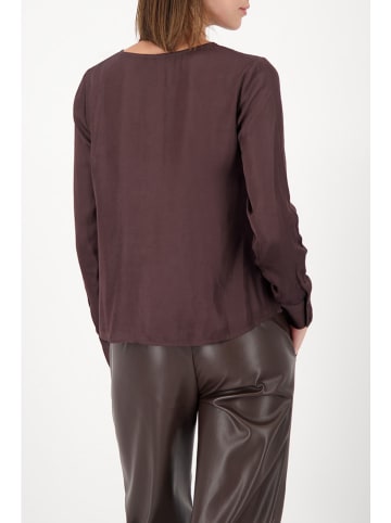 monari Bluse in Dunkelbraun