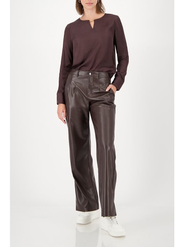 monari Bluse in Dunkelbraun