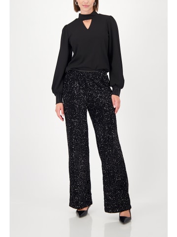 monari Paillettenhose in Schwarz