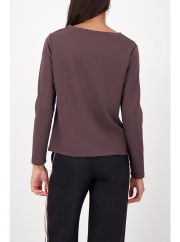 monari Longsleeve in Dunkelbraun