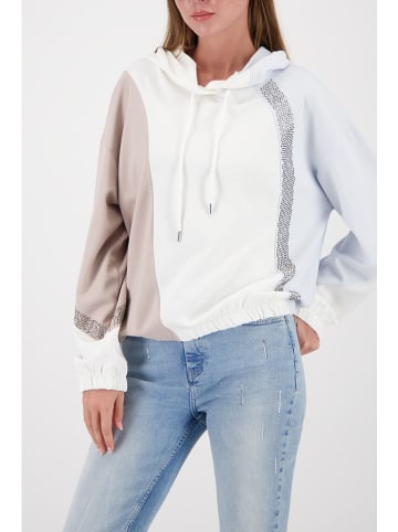 monari Hoodie lichtblauw/wit/oudroze