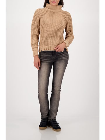 monari Rollkragenpullover in Hellbraun