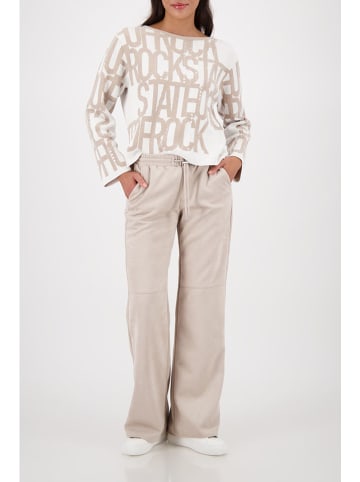 monari Pullover in Weiß/ Beige