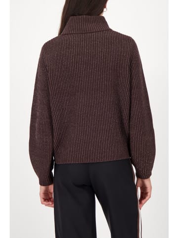 monari Rollkragenpullover in Dunkelbraun