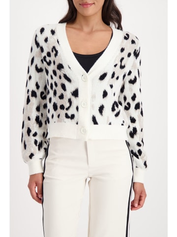 monari Cardigan in Weiß/ Schwarz