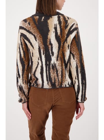 monari Vest lichtbruin/zwart