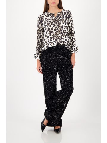 monari Blouse wit/zwart