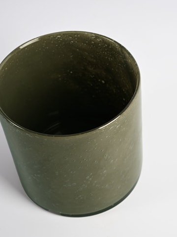 Byon Windlicht ''Calore'' in Oliv - (H)10 x Ø 10 cm