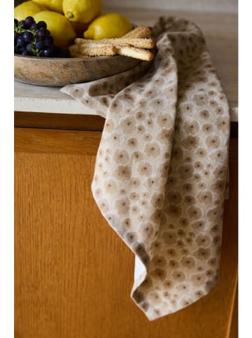 Sagaform 2er-Set: Geschirrtücher ''Edith'' in Beige - (L)70 x (B)50 cm