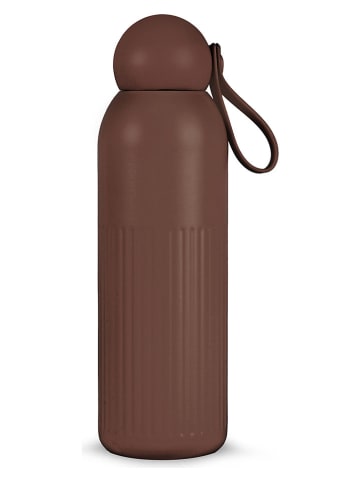 Sagaform Butelka termiczna "Tekla" w kolorze brązowym - 500 ml