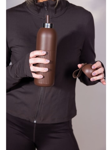 Sagaform Butelka termiczna "Tekla" w kolorze brązowym - 500 ml
