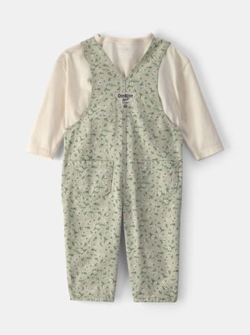 OshKosh 2tlg. Outfit in Grün/ Beige