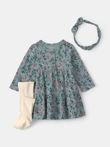 carter's 3tlg. Outfit in Blau/ Creme