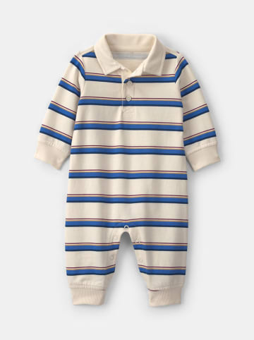 carter's Overall in Creme/ Dunkelblau