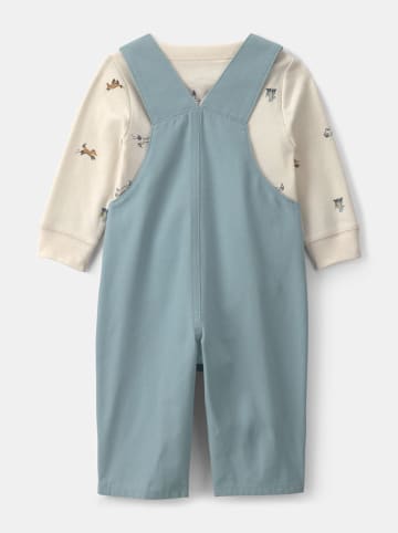 carter's 2tlg. Outfit in Hellblau/ Creme
