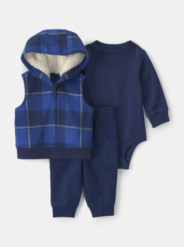 carter's 3-delige outfit donkerblauw