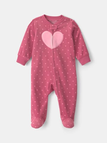 carter's Fleece-Strampler in Altrosa