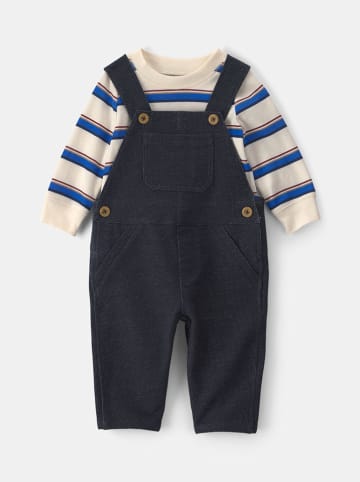 carter's 2tlg. Outfit in Dunkelblau/ Creme