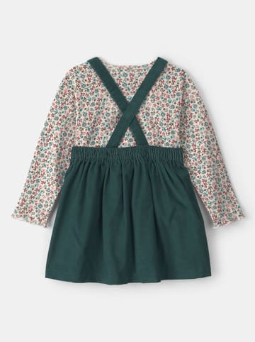 carter's Kleid in Grün/ Beige