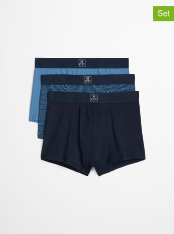 Marc O´Polo Bodywear Bokserki (3 pary) w kolorze niebiesko-granatowym