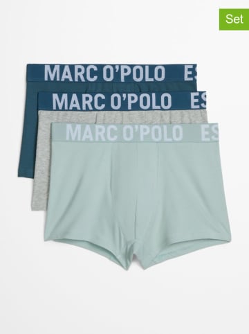 Marc O´Polo Bodywear Bokserki (3 pary) w kolorze miętowo-szaro-niebieskim