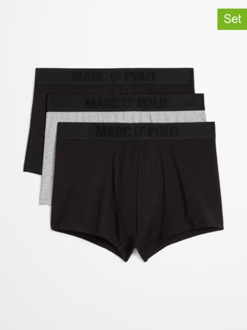 3-delige set: boxershorts zwart/lichtgrijs