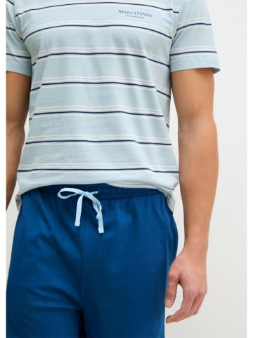 Marc O´Polo Bodywear Pyjama lichtblauw/blauw