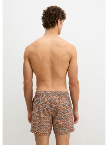 Marc O´Polo Bodywear Szorty kąpielowe w kolorze brązowo-niebieskim
