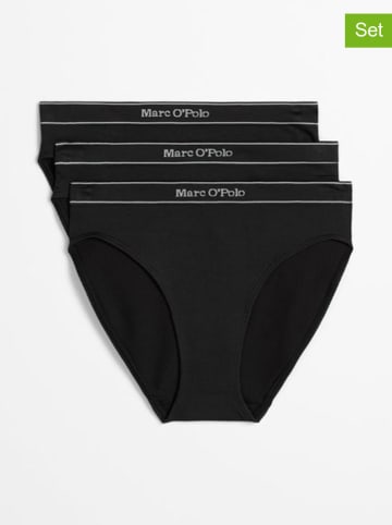 Marc O´Polo Bodywear 3er-Set: Slips in Schwarz
