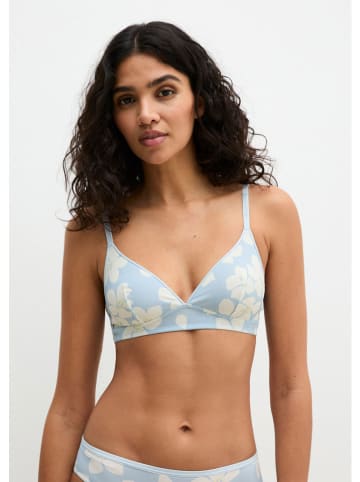 Marc O´Polo Bodywear Bügelloser BH in Hellblau/ Weiß