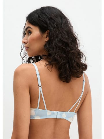 Marc O´Polo Bodywear Bügelloser BH in Hellblau/ Weiß