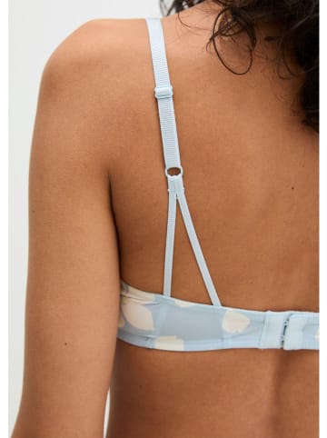 Marc O´Polo Bodywear Biustonosz w kolorze błękitno-białym