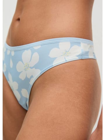 Marc O´Polo Bodywear Stringi w kolorze błękitno-białym
