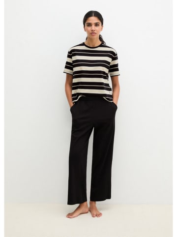 Marc O´Polo Bodywear Pyjama in Schwarz/ Creme