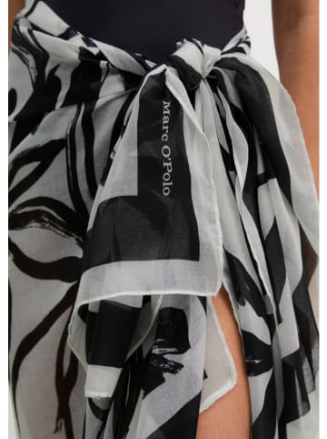 Marc O´Polo Bodywear Pareo in Schwarz/ Weiß