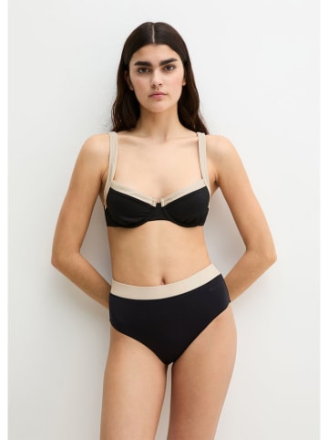Marc O´Polo Bodywear Bikini-Hose in Schwarz/ Beige